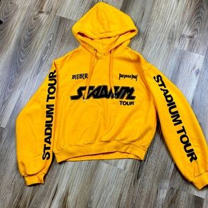 Cropped Justin Bieber Sweatshirt